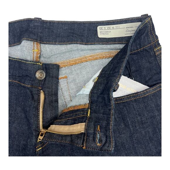 New Diesel GRUPEE Women Denim Blue Jeans Wash Stretch Super Skinny Leg US 32 /30 - Picture 8 of 14